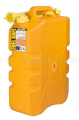 FUEL CAN 20L PLASTIC YELLOW