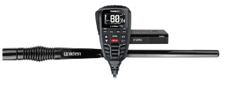 UHF RADIO & ANTENNA PACK 12/24V UNIDEN