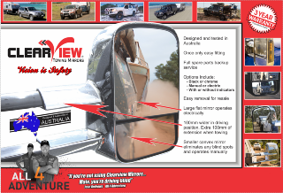 TOWING MIRRORS SUIT PRADO 120S 2002-09